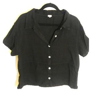 Short sleeve button down with collar